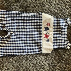 Amazon Kids One Piece Blue and White Checkered